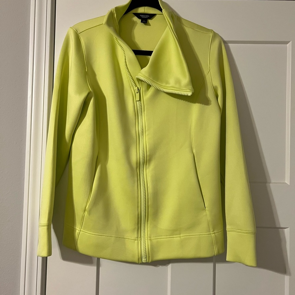 Cute Athletic Neon Yellow Jacket